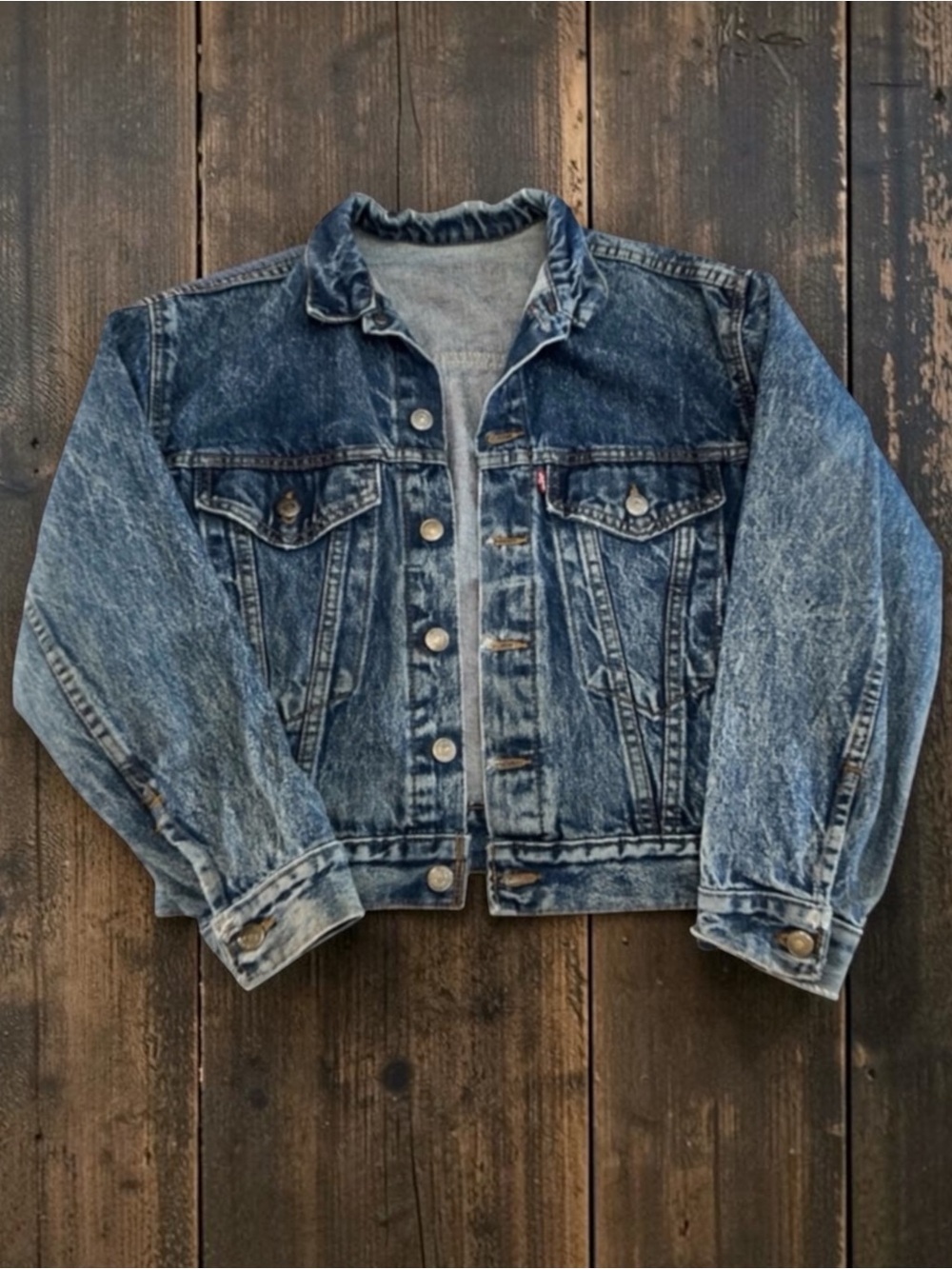 Stone Washed Acid Washed Jean Jacket